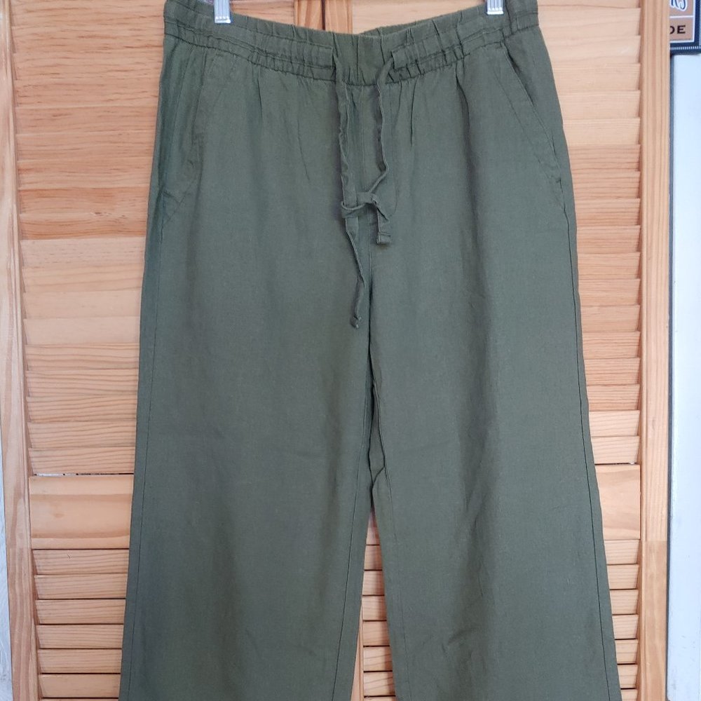 Old Navy wide leg linen pants
